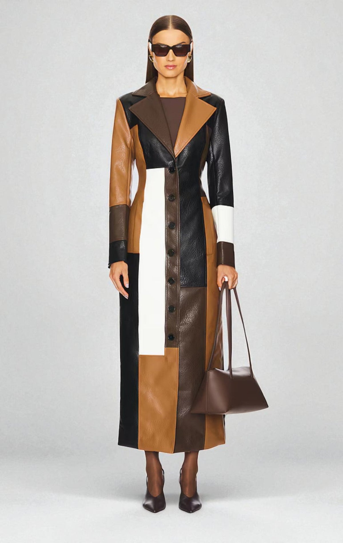 Rosaline | Leather Coat